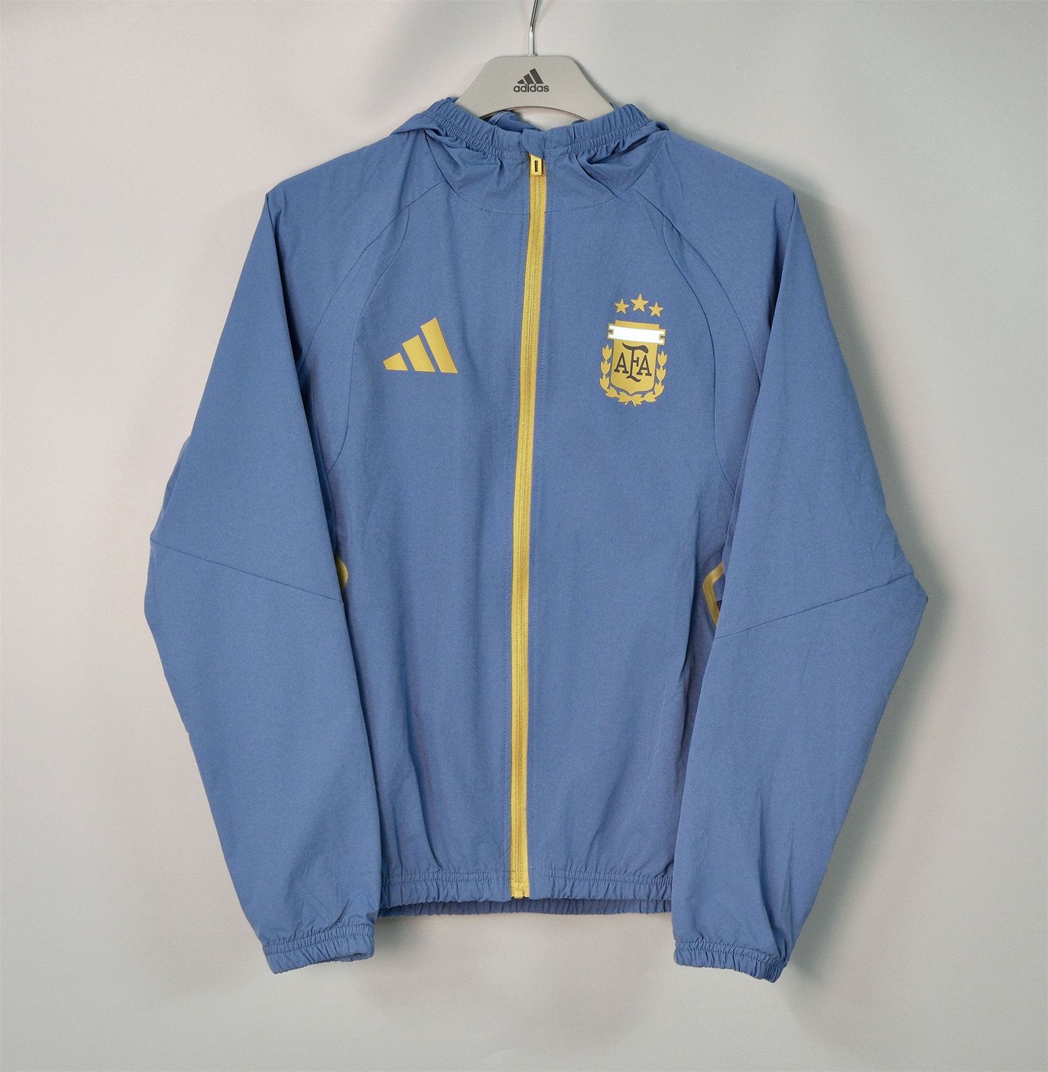 Argentina 26/27 Hooded Windbreaker (Blue-Grey)