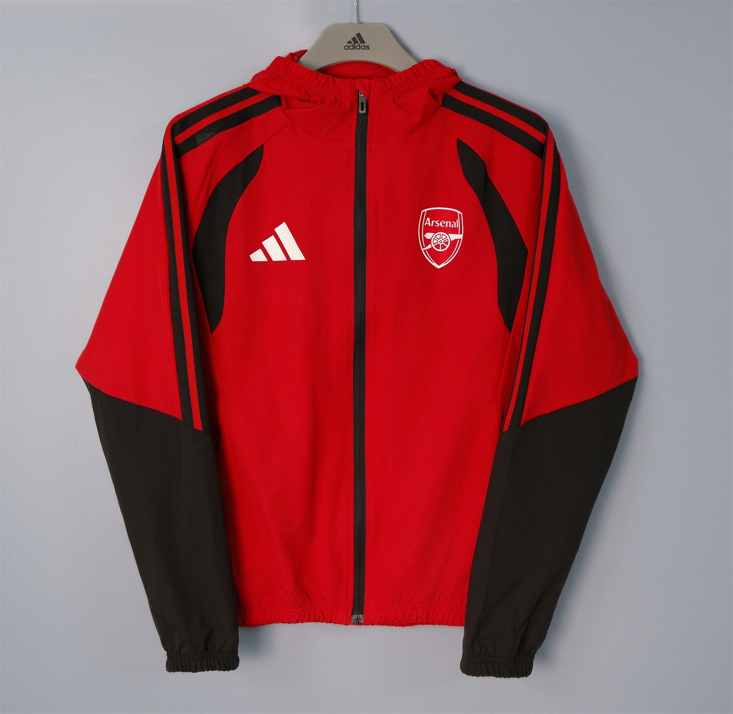 Arsenal FC 26/27 Hooded Windbreaker (Red)