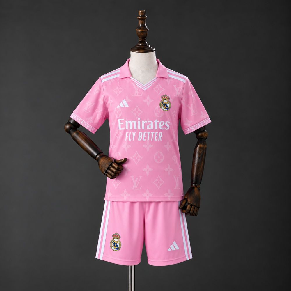 Real Madrid 2026/27 Special Edition Kids Kit- Pink