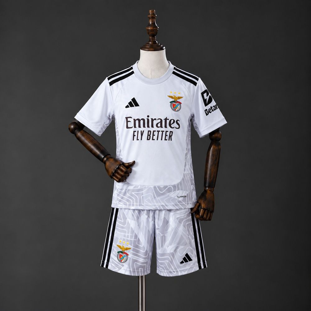 SL Benfica 2026/27 Grey Goalkeeper Kids Kit