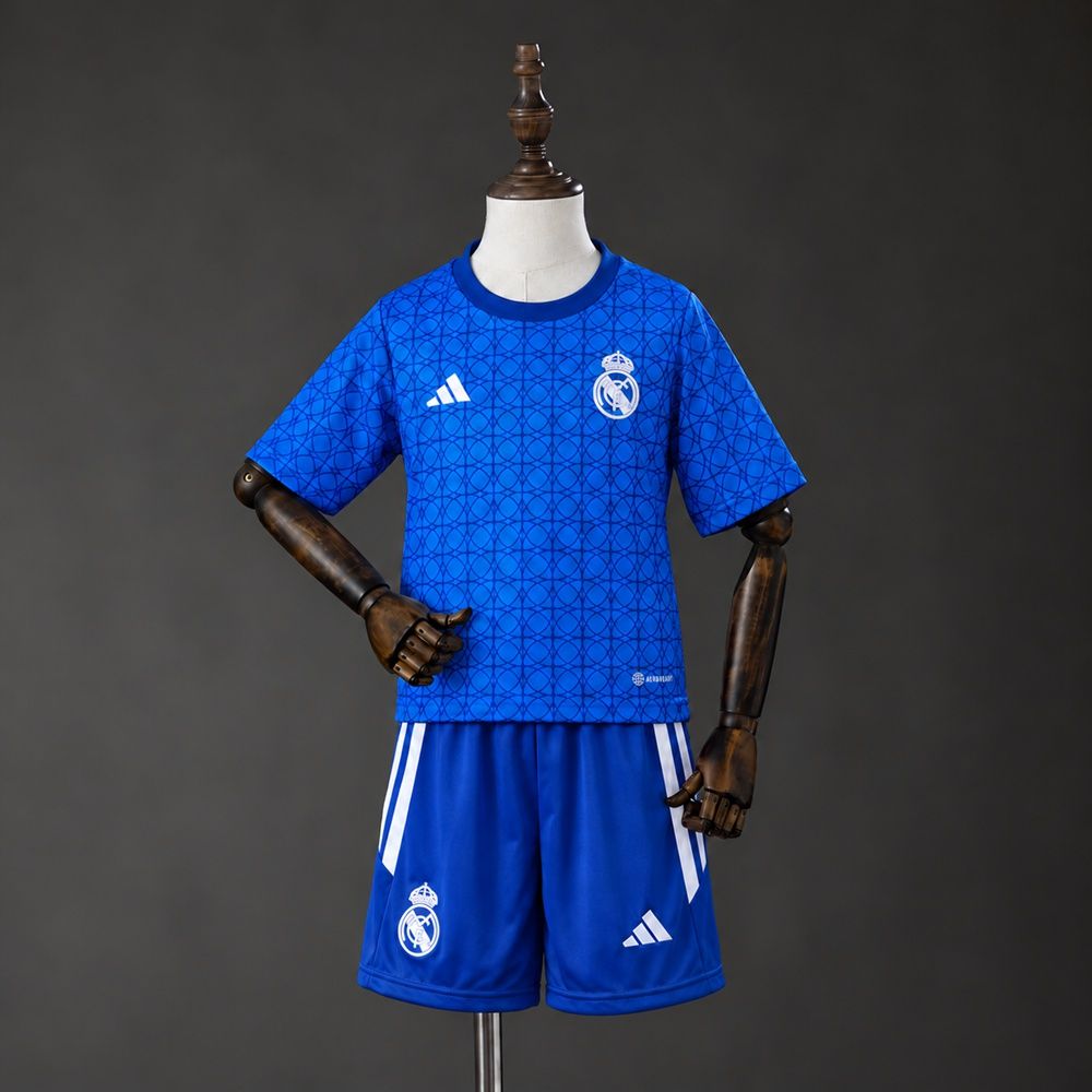 Real Madrid 2026/27 125th Anniversary Pre-Match Kids Kit