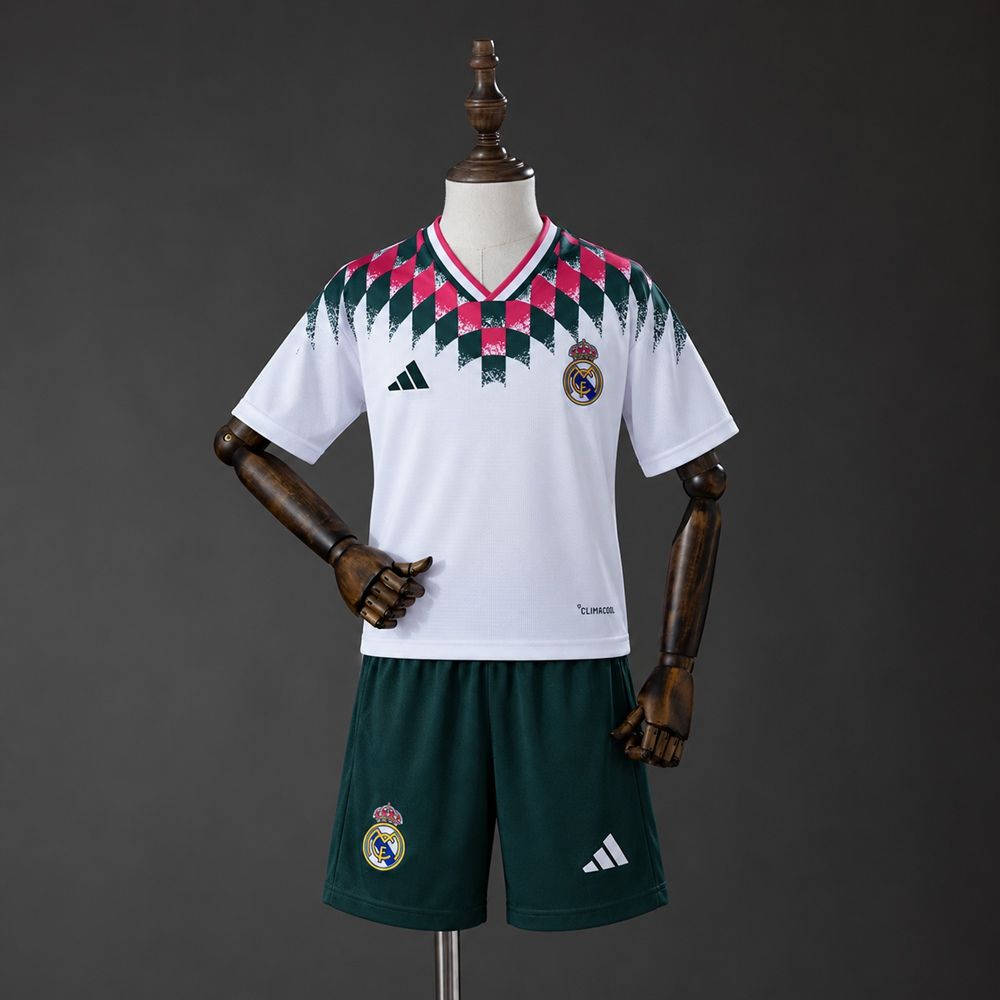 Real Madrid 2026/27 Home Retro Style Kids Kit