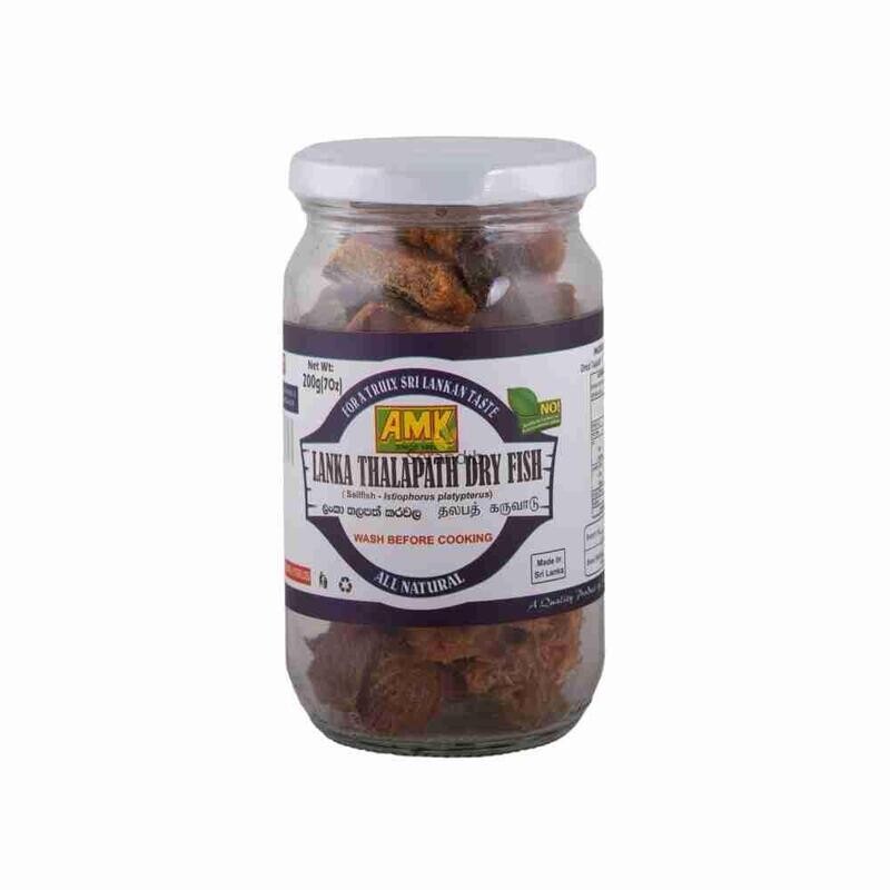 AMK Lanka Thalapath Dry Fish Bottled 200g