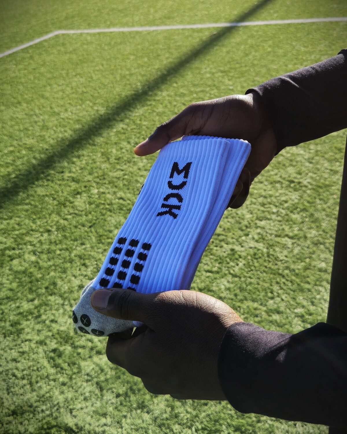 MK White Grip Socks