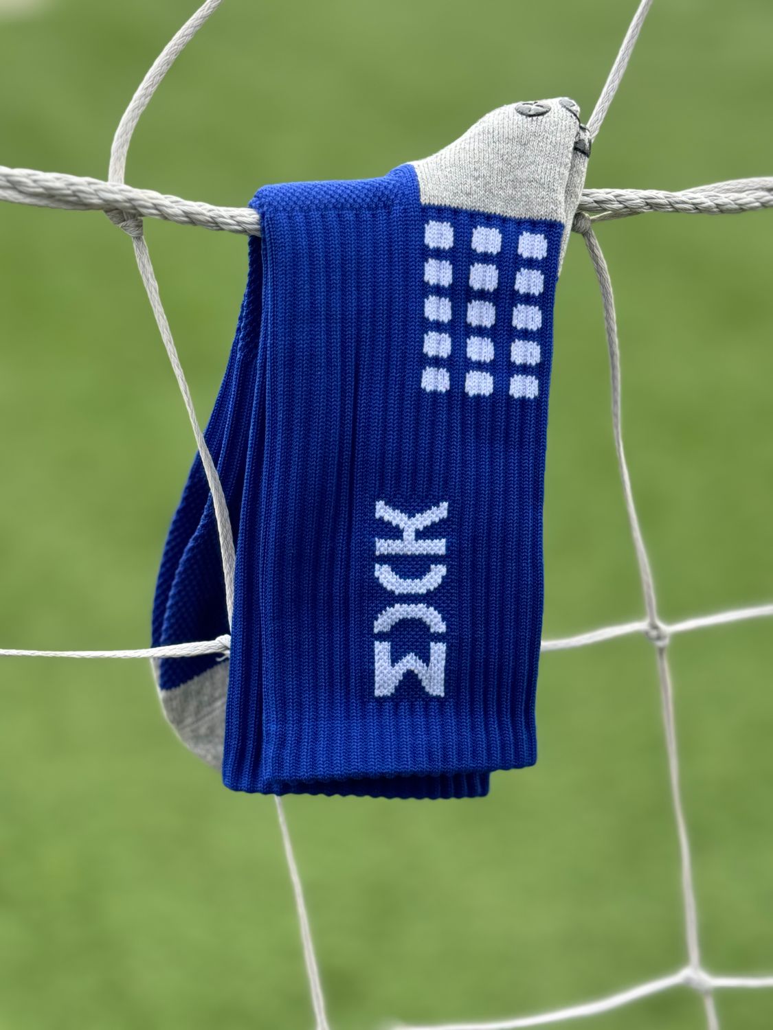 MK Blue Grip Socks