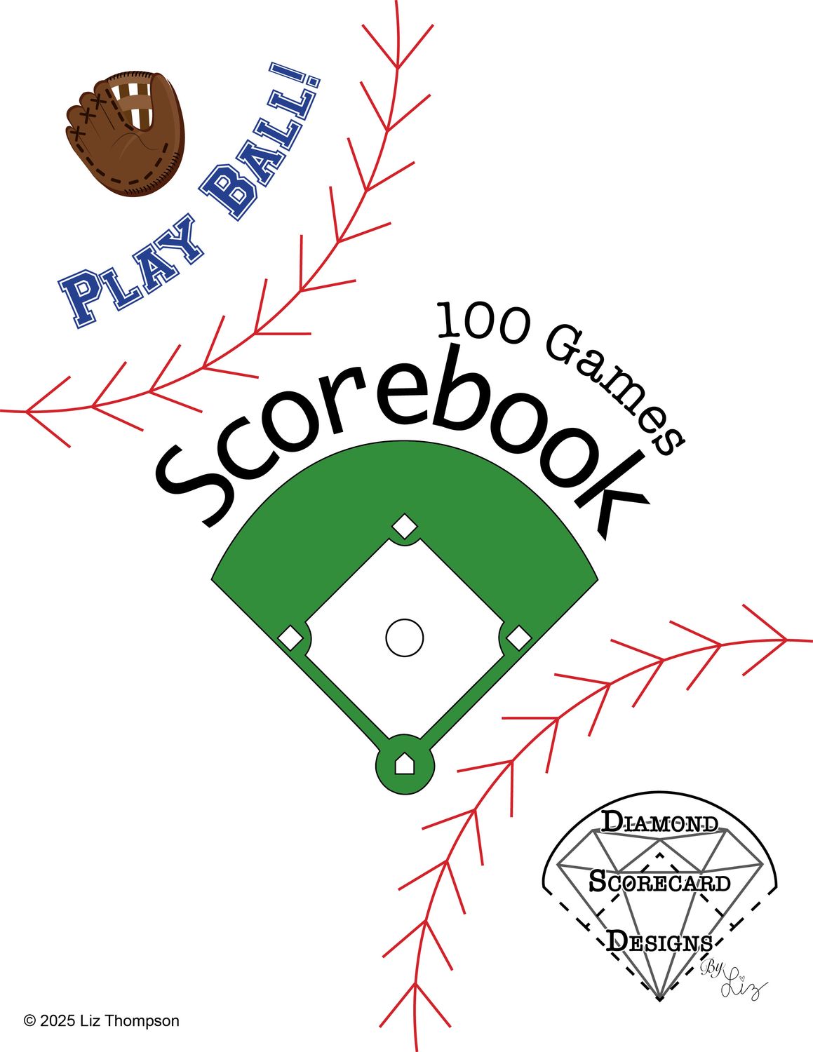 100 Games - Press Box Scorebook