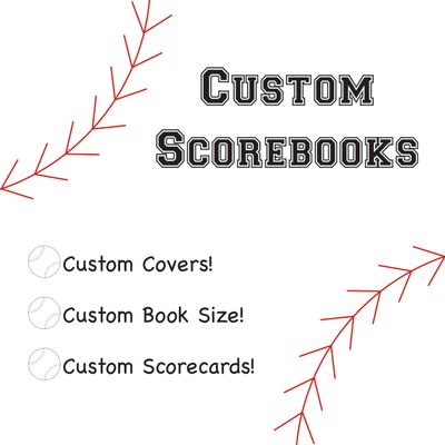 Custom Covers and Scorebooks - Deposit Only