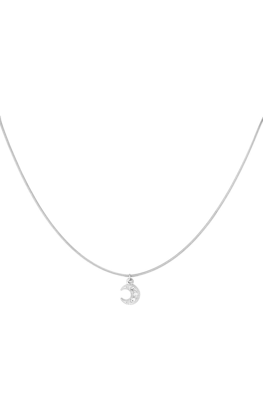 Half Moon Gold - Silber Zirkon 