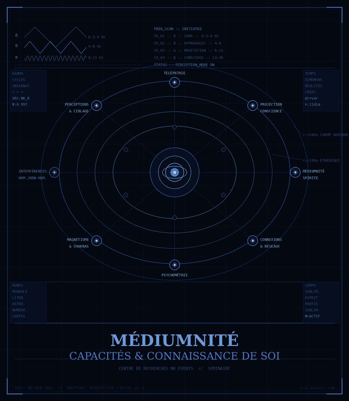 SEMINAIRE Capacités médiumniques et connaissance de soi 1-3 mai 2026