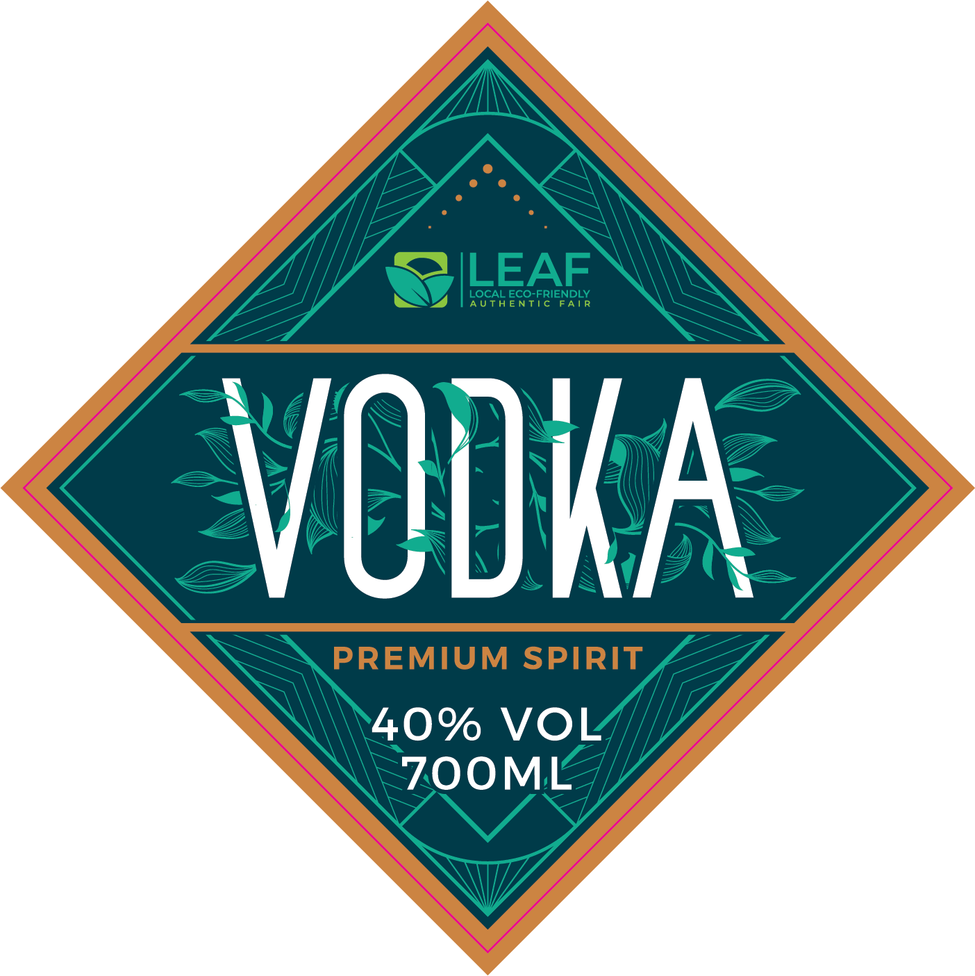 LEAF Premium Vodka 40%