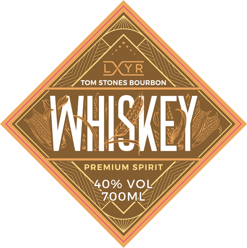 Tom Stones Bourbon Whiskey 40%vol
