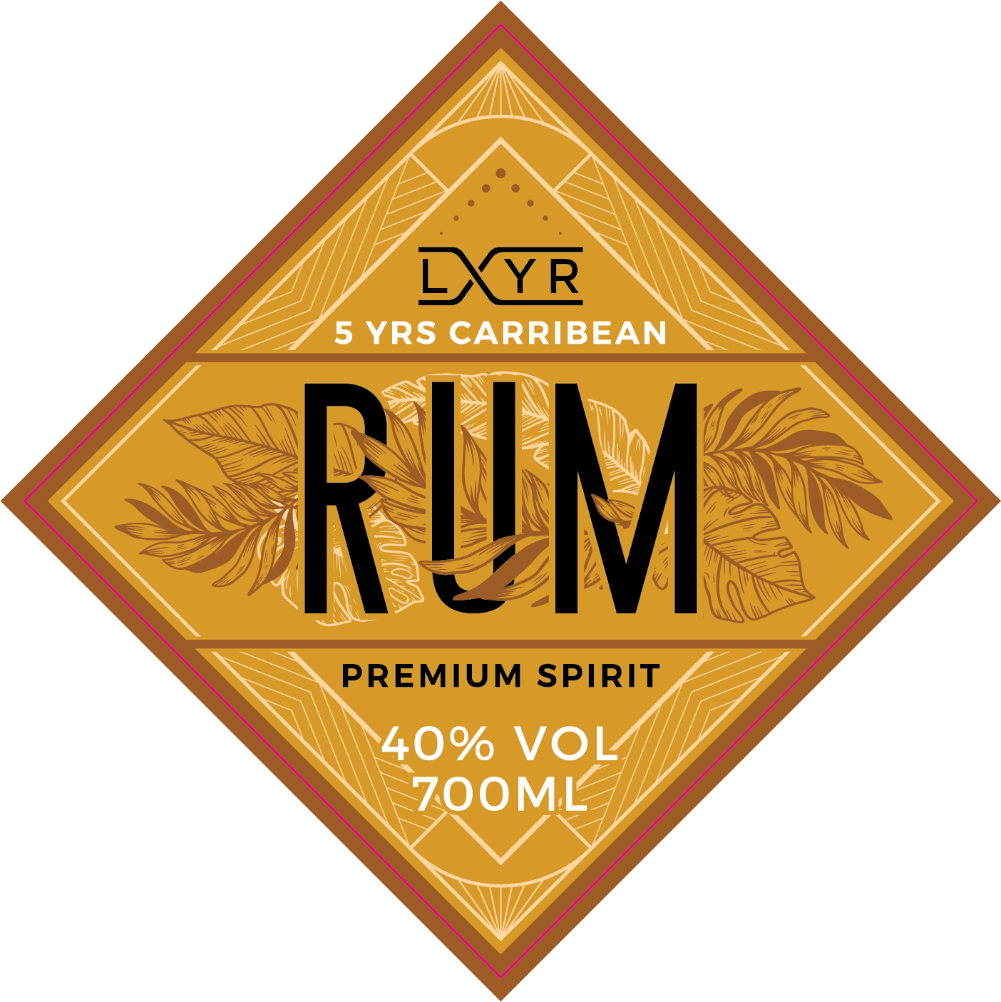 5 Jahre Karibik Rum 40%vol