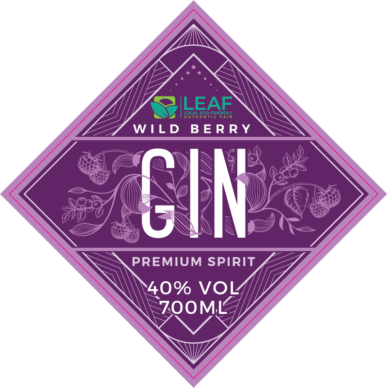 LEAF Premium Wild Berry Gin 40%