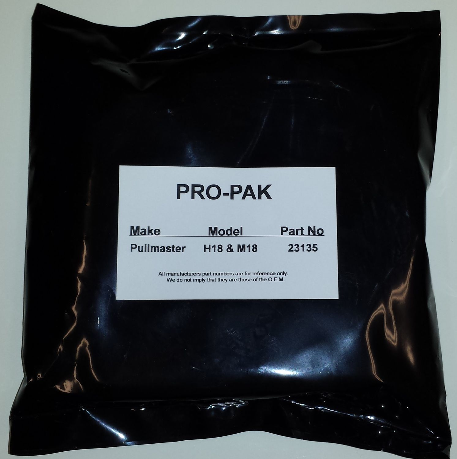 PULL MASTER® Model H18 &amp; M18 F Universal Seal Kit Number 23135