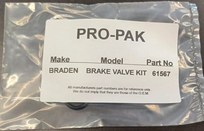BRADEN® Brake Valve O-ring Replacement Kit Number 61567