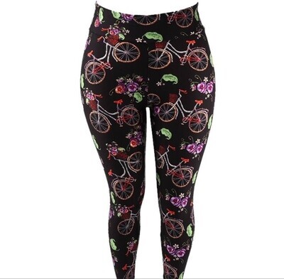 Buttery Soft  Bicycle Leggings