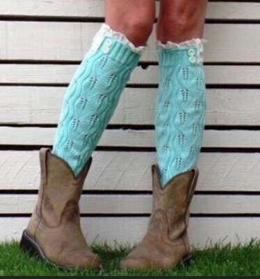 Crochet leg warmer