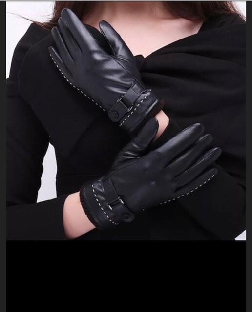 PU Leather Touch Screen, Thermal Outdoor Gloves for men and women