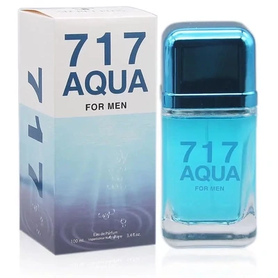717 AQUA FOR MEN Cologne Secret Plus Eau de Parfum Perfume 3.4 OZ Vaporisateur Natural Spray