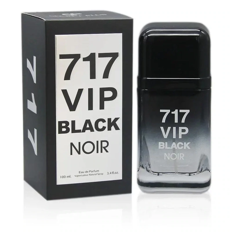 717 VIP BLACK NOIR Cologne Secret Plus Eau de Parfum Perfume 3.4 OZ Vaporisateur Natural Spray #FL2038