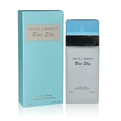 BOLTS &amp; GOBLET BLUE SKY Eau de toilette Secret Plus Cologne Perfume 3.4 Oz Vaporisateur Natural Spray #FL0065