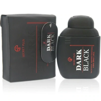 DARK BLACK Secret Plus Eau de Parfum Cologne Perfume 3.4 OZ Vaporisateur Natural Spray #FL2069