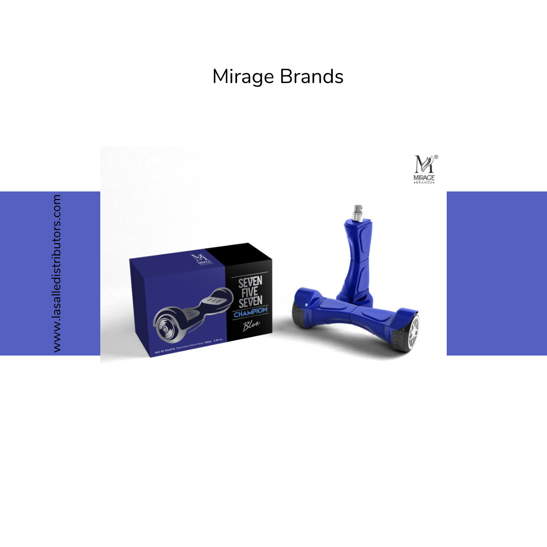 Mirage Brands 3.4 Oz EDT Spray - 757 Champion Blue