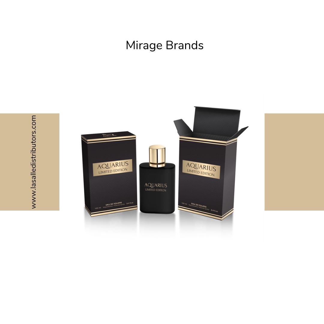 Mirage Brands 3.4 Oz EDT Spray - Aquarius Limited Edition (Version Of Aqua Di Gio Profumo Special Blend By Giorgio Armani)