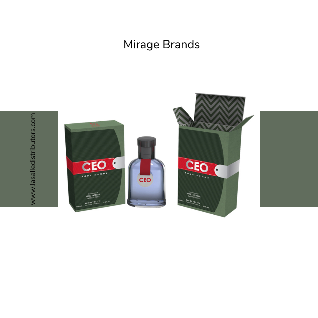 Mirage Brands 3.4 Oz EDT Spray - CEO (Version Of Hugo Boss)