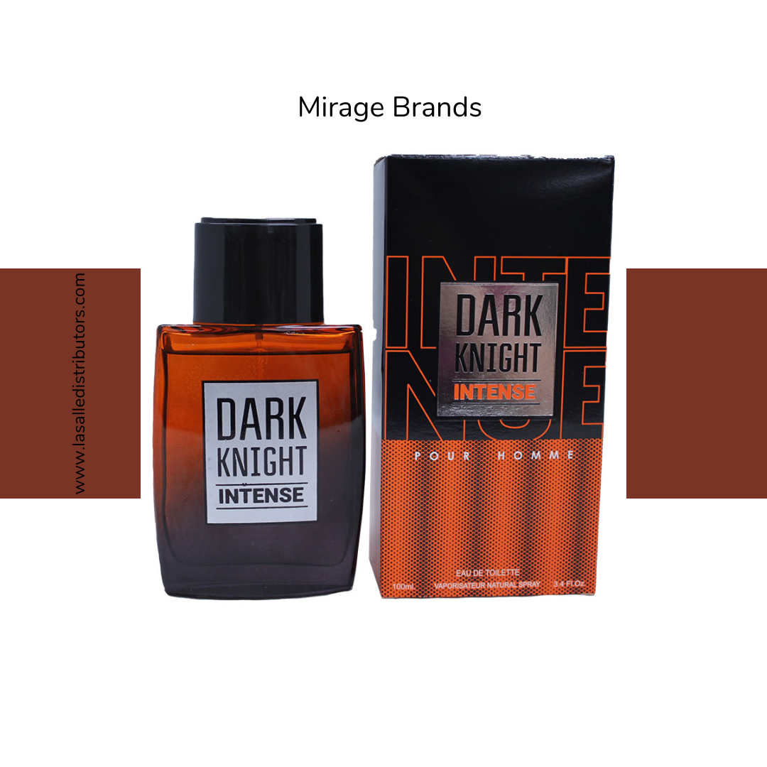 Mirage Brands 3.4 Oz EDT Spray - Dark Knight Intense (Version Of Drakkar Intense By Guy Laroche)