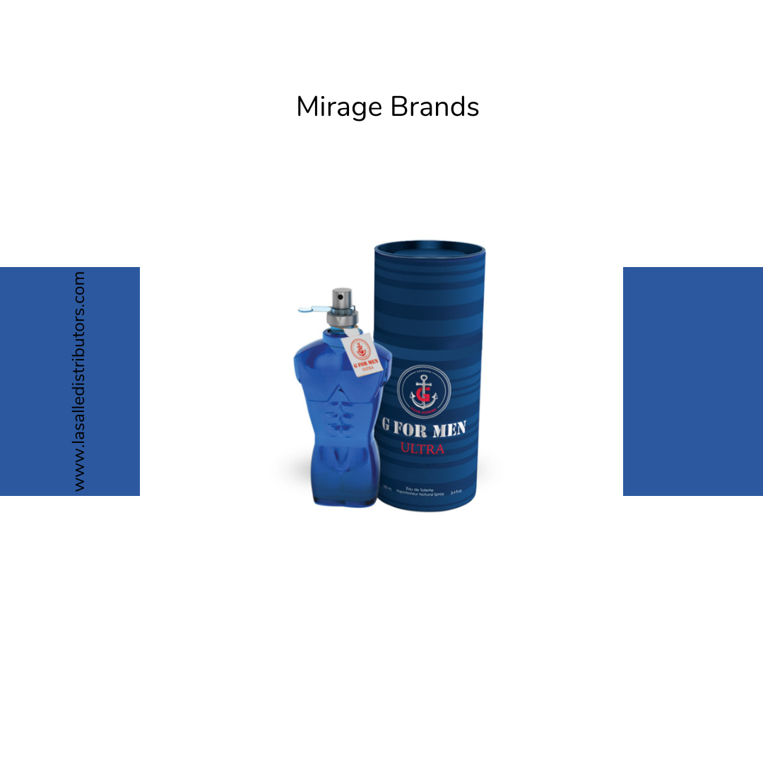Mirage Brands 3.4 Oz EDT Spray - G For Men Ultra (Version Of Jean Paul Gaultier Ultra Male)