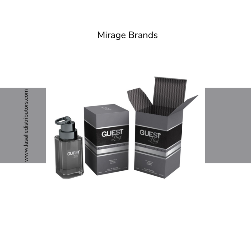 Mirage Brands 3.4 Oz EDT Spray - Guest List (Version Of Gucci For Men)