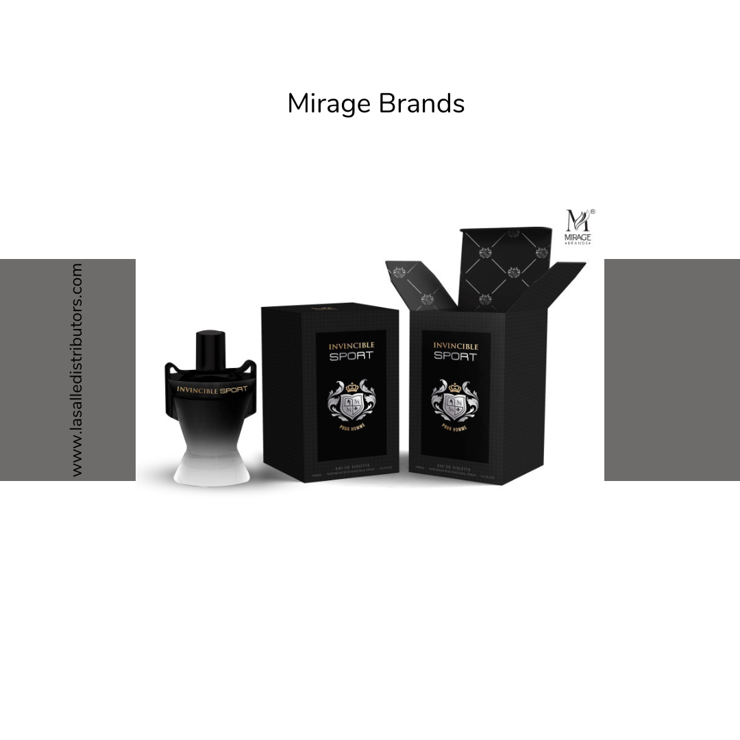 Mirage Brands 3.4 Oz EDT Spray - Invincible Sport (Version Of Invictus Victory By Paco Rabanne)
