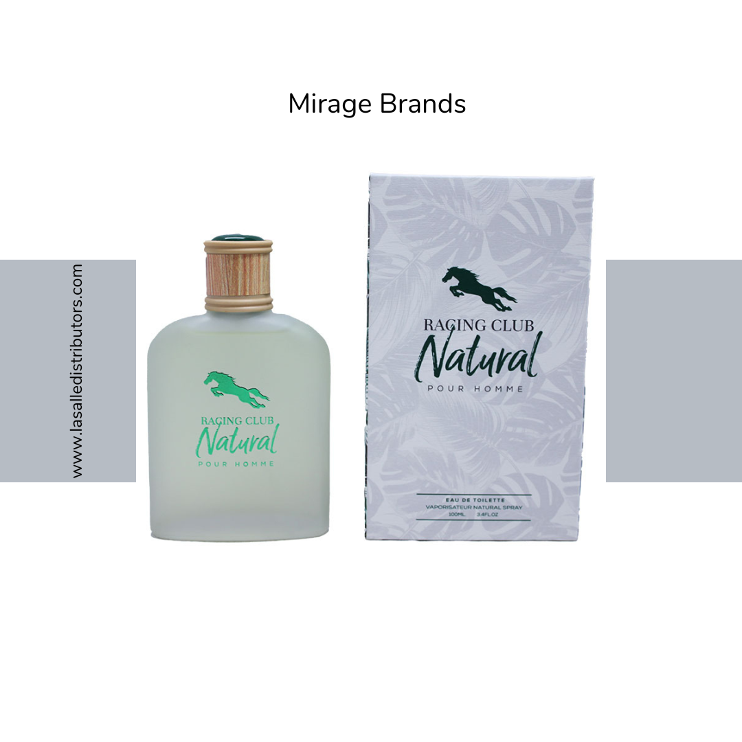 Mirage Brands 3.4 Oz EDT Spray - Racing Club Natural (Inspired By Polo Earth By Ralph Lauren)