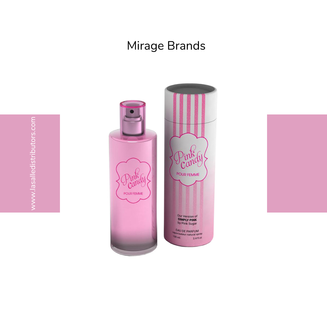 Mirage Brands 3.4 Oz EDP Spray - Pink Candy (Inspired By Pink Sugar By Aquolina)