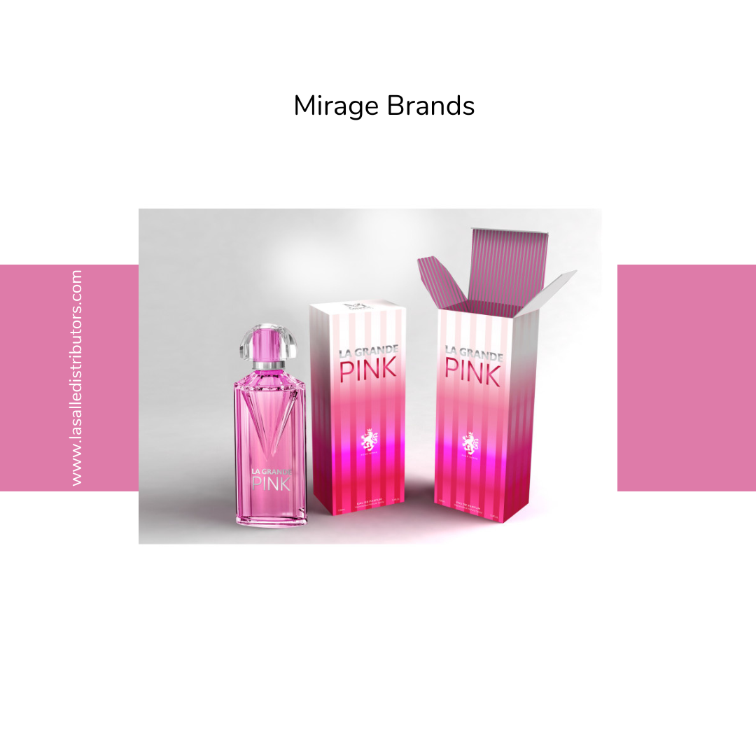 Mirage Brands 3.4 Oz EDP Spray - Le Grande Pink (Inspired By Lacoste Touch Of Pink)