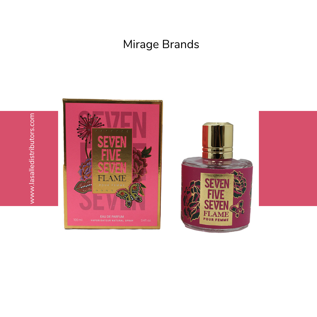 Mirage Brands 3.4 Oz EDP Spray - 757 Flame (Inspired By CH Hot For Women By Carolina Herrera)