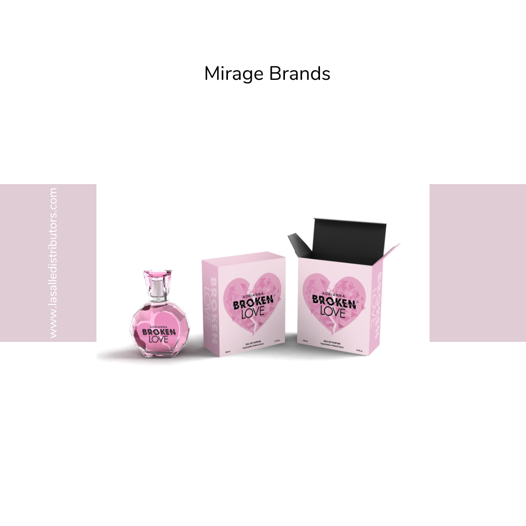 Mirage Brands 3.4 Oz EDP Spray - Adrianna Broken Love (Inspired By Thank You Next By Ariana Grande)