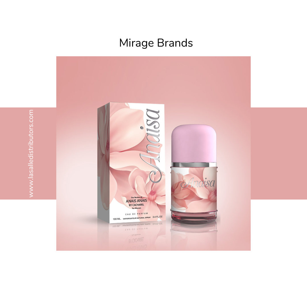 Mirage Brands 3.4 Oz EDP Spray - Anaisa (Inspired By Anais Anais By Cacharel)
