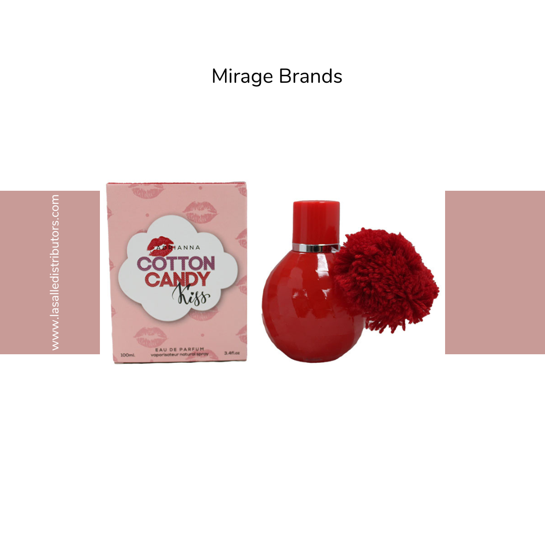 Mirage Brands 3.4 Oz EDP Spray - Adrianna Cotton Candy Kiss (Inspired By Ariana Grande Sweet Like Candy Limited Edition)