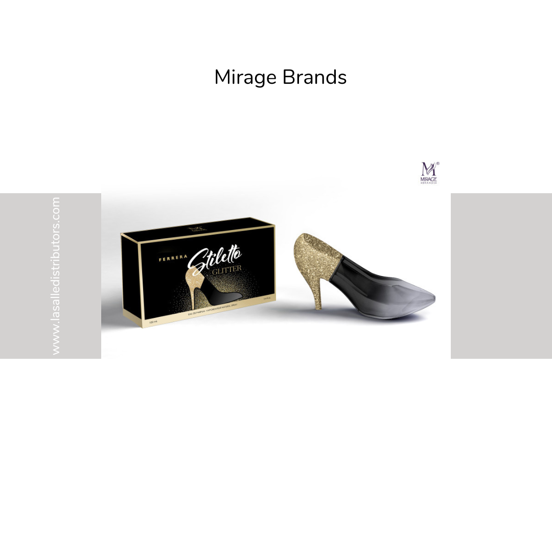 Mirage Brands 3.4 Oz EDP Spray - Ferrera Stiletto Glitter (Inspired By Good Girl Supreme By Carolina Herrera)