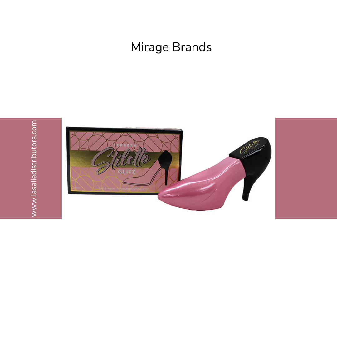 Mirage Brands 3.4 Oz EDP Spray - Ferrera Stiletto Glitz (Inspired By Very Good Girl Glam By Carolina Herrera)