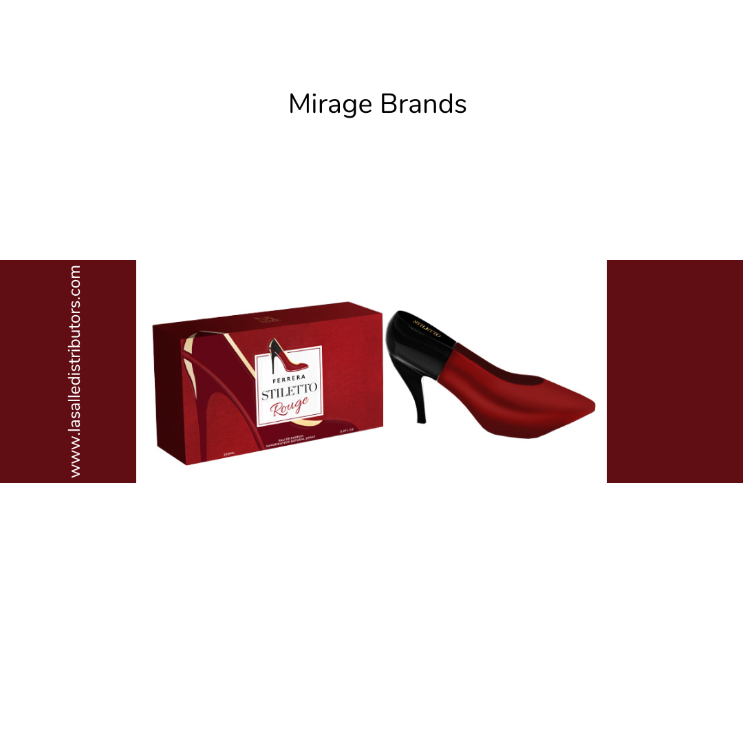 Mirage Brands 3.4 Oz EDP Spray - Ferrera Stiletto Rouge (Inspired By Good Girl Velvet Fatale By Carolina Herrera)