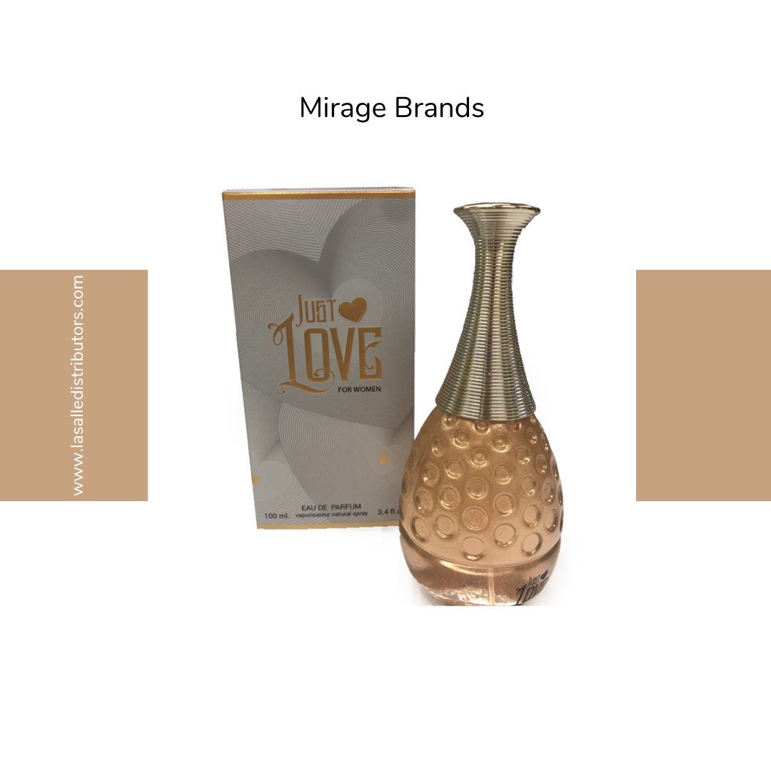 Mirage Brands 3.4 Oz EDP Spray - Just Love (Inspired By J&#39;adore In Joy By Dior)