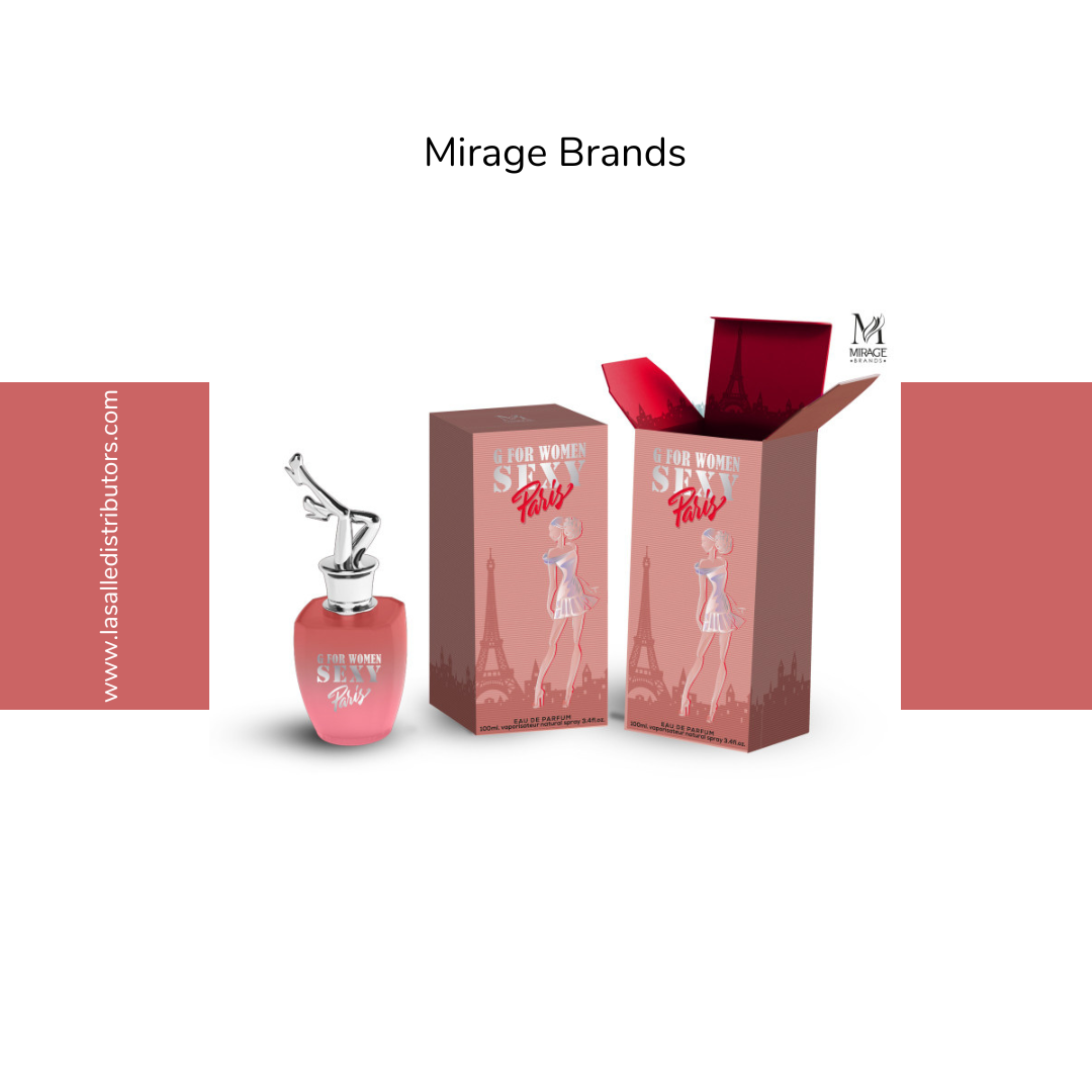 Mirage Brands 3.4 Oz EDP Spray - G For Women Sexy Paris (Inspired By Scandal A Paris By Jean Paul Gaultier)