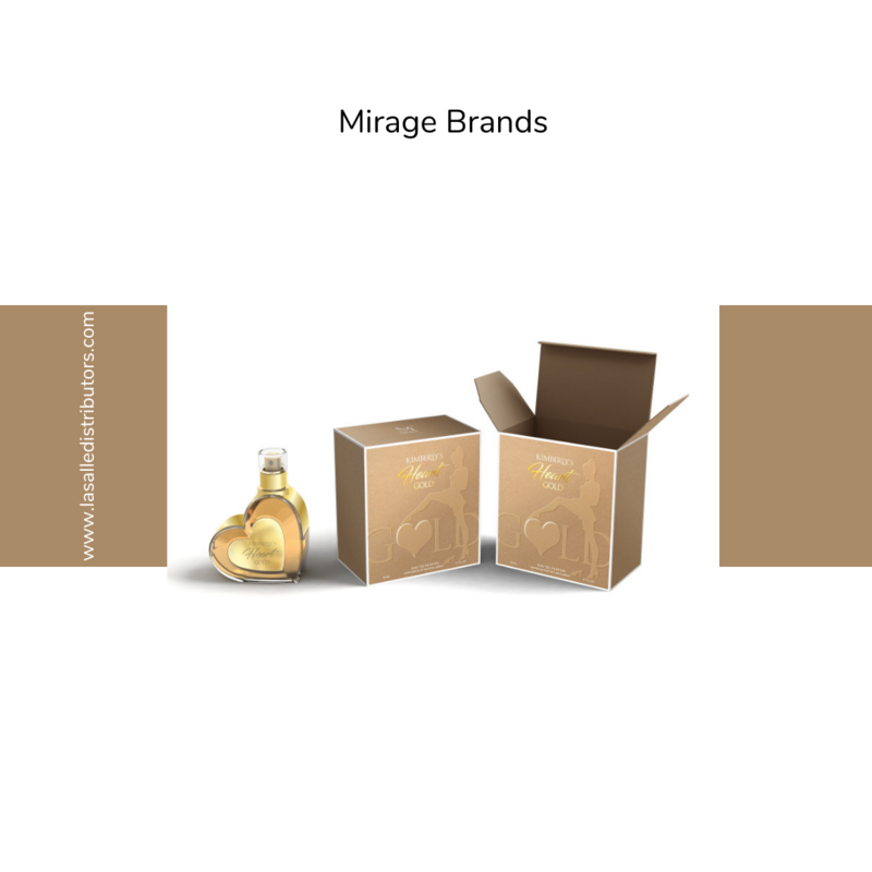 Mirage Brands 3.4 Oz EDP Spray - Kimberly&#39;s Heart Gold (Inspired By KKW Hearts Gold)