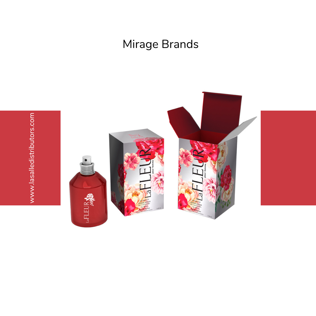 Mirage Brands 3.4 Oz EDP Spray - La Fleur (Inspired By Amor Amor By Cacharel)