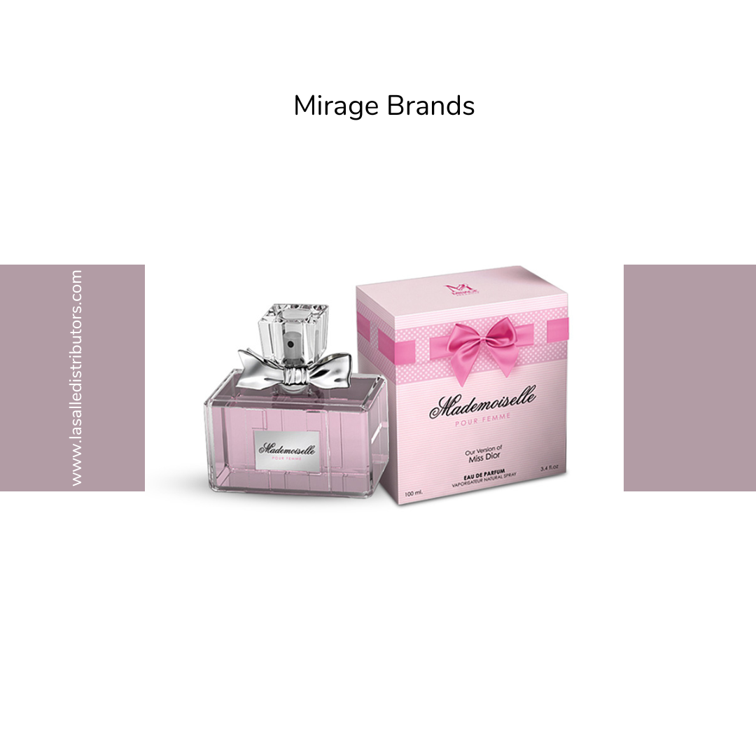 Mirage Brands 3.4 Oz EDP Spray - Mademoiselle (Inspired By Miss Dior)