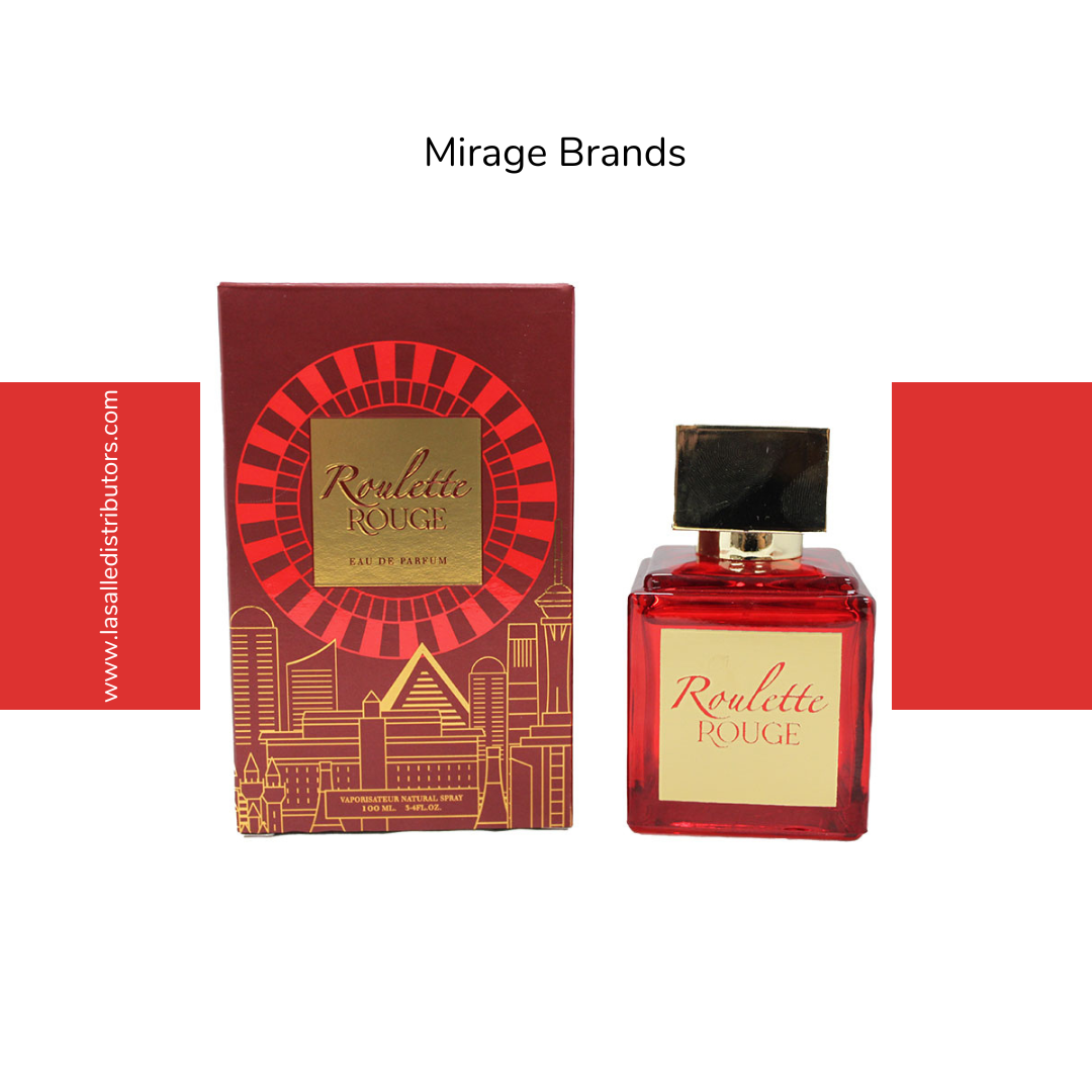 Mirage Brands 3.4 Oz EDP Spray - Roulette Rouge (Inspired By Baccarat)