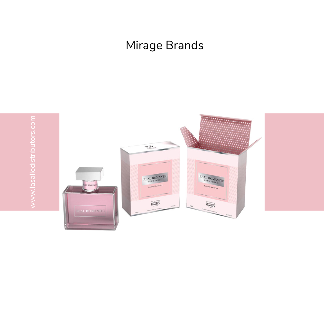 Mirage Brands 3.4 Oz EDP Spray - Very Romantic (Inspired By Romance By Ralph Lauren)